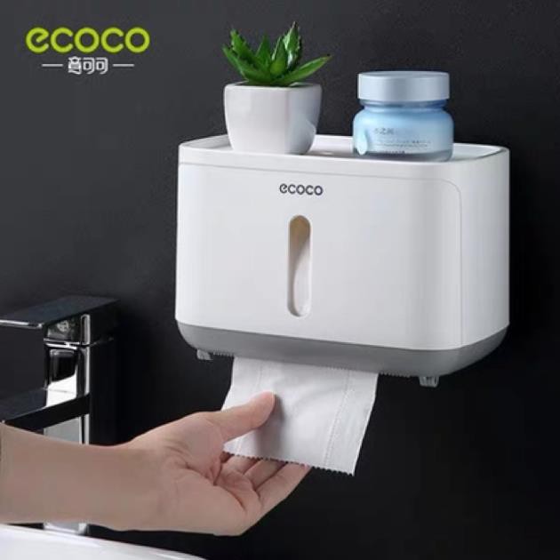 Hộp đựng giấy ecoco dính cường lực siêu chắc GDTH