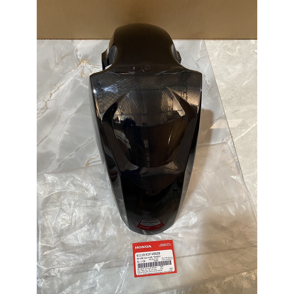 Bộ chắn bùn A trước - dè trước HONDA AIR BLADE 150 năm 2020-2021 màu Đen bóng. *NHB25* 61110K1FV00ZB