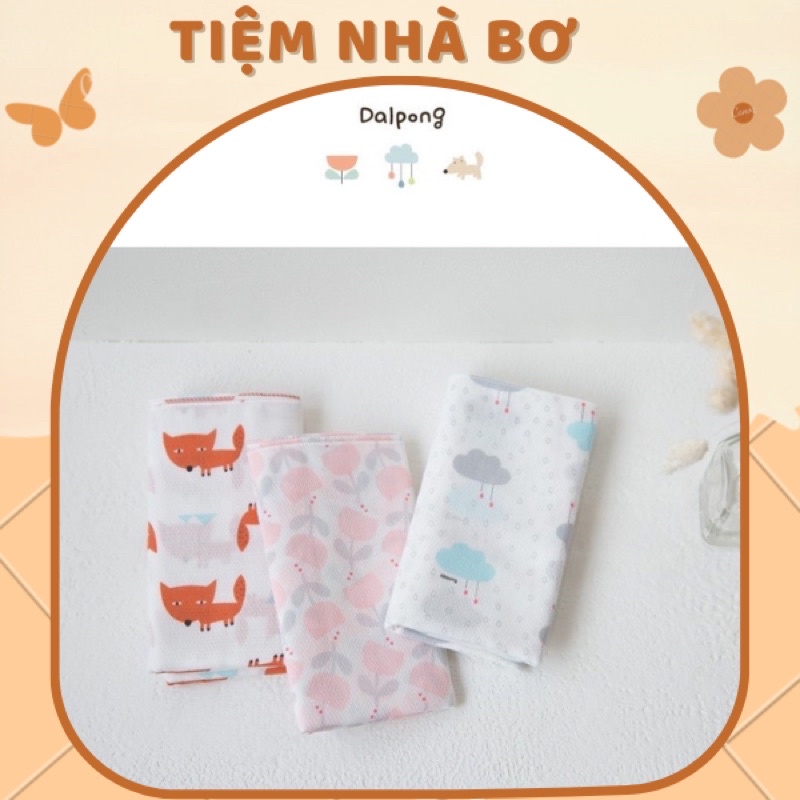 Khăn sữa Dalpong set 10 cái nội địa Hàn Quốc, khăn sữa cho bé