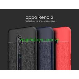 Ốp Lưng Dẻo Vân Da Auto Focus cho Reno 2
