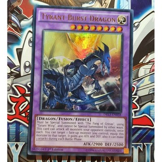 Bài Yugioh - Tyrant Burst Dragon (Secret Rare)