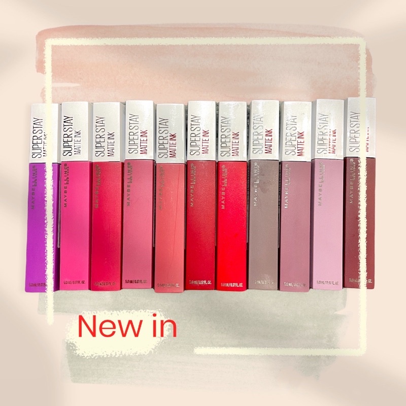 Son Kem Lì Lâu Trôi 16h Maybelline SuperStay MatteInk (màu cá tính)