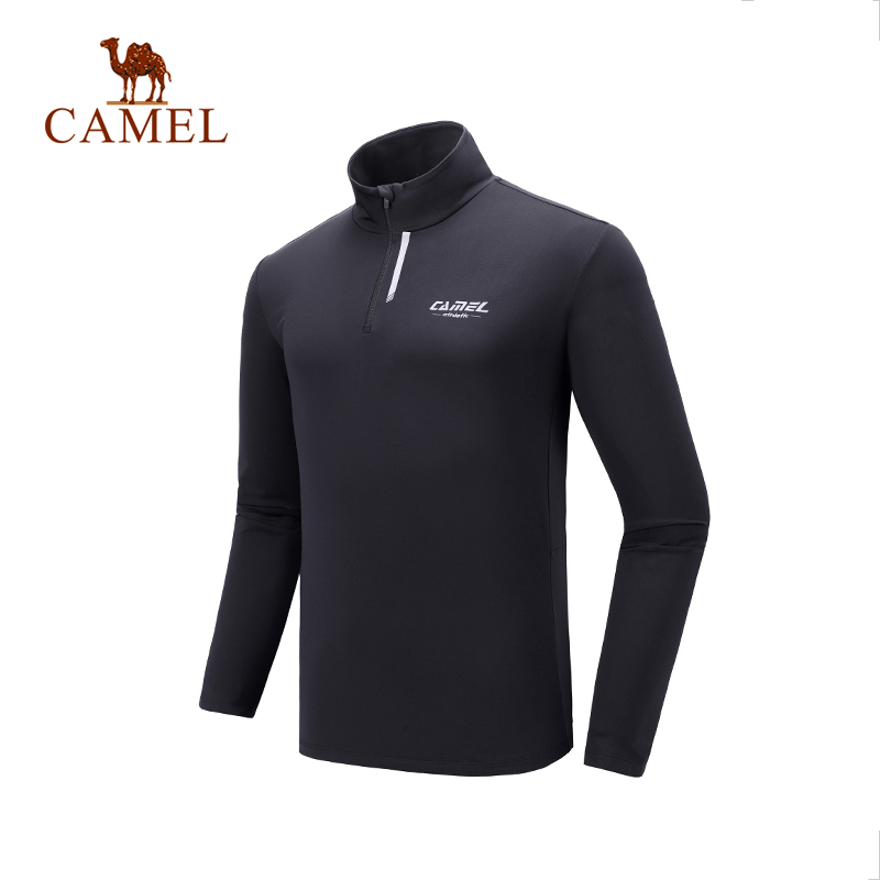 Áo thun thể thao CAMEL tay dài chất liệu mỏng nhanh khô thời trang cao cấp cho nam