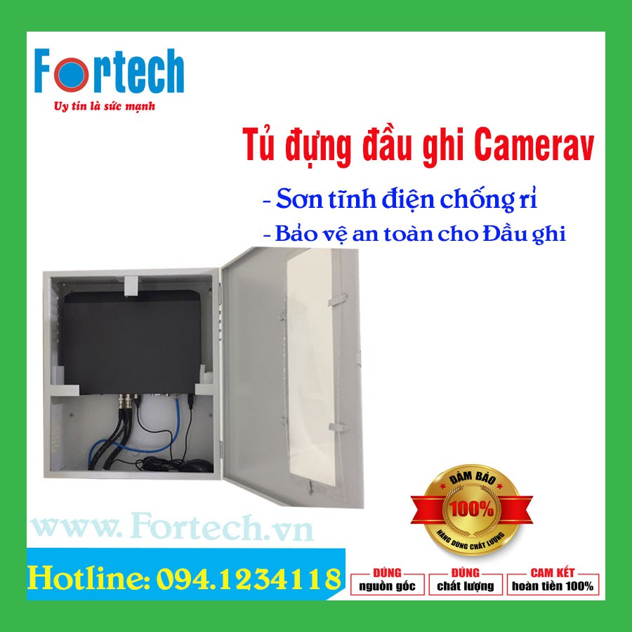 Tủ đựng đầu ghi camera, bảo về đầu ghi camera, Sơn tỉnh điện chống rỉ sét.