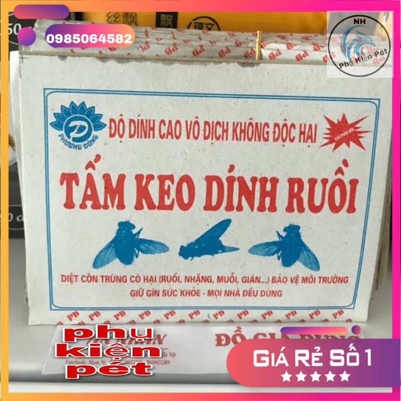 Bộ 10 miếng keo dính ruồi Nam Kiệt siêu dính