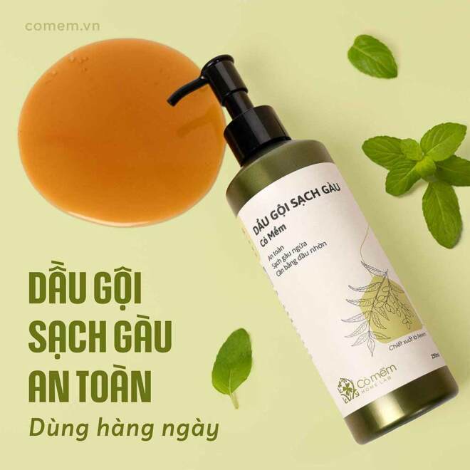 Dầu Gội Sạch Gàu An Toàn Cân Bằng Dầu Nhờn Cỏ Mềm 250ml