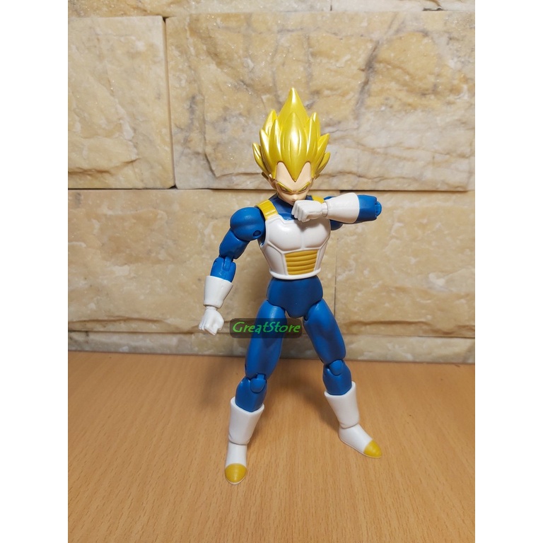 Mô hình nhân vật Vegeta, Trunks, Black Goku super saiyan Dragonball FIGMA Action Figure 15 cm cử động được
