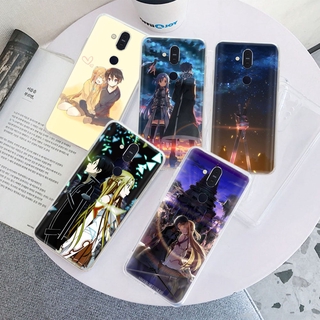 Ốp Lưng Trong Suốt In Hình Sword Art Online Cho Nokia 3.1 5.1 6.1 7 7.1 Plus 3x 5x 6x 7x