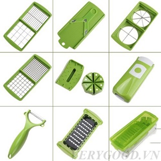 BỘ DỤNG CỤ CẮT RAU CỦ 10 MÓN NICER DICER PLUS