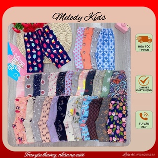 [SALE GIÁ GỐC] QUẦN LEGGING Lửng Cho Bé Gái Thun Cotton, Mềm Mát, Co Giãn, Họa Tiết Dễ Thương (9-22kg)