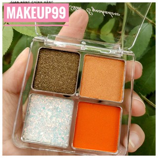 Bảng phấn mắt trang điểm bốn màu Pearly Matte Makeup