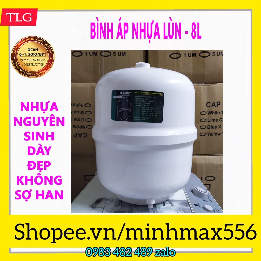 [UY TÍN SỐ 1] Bình áp nhựa máy lọc nước | Dùng cho mọi loại máy lọc nước RO trên thị trường