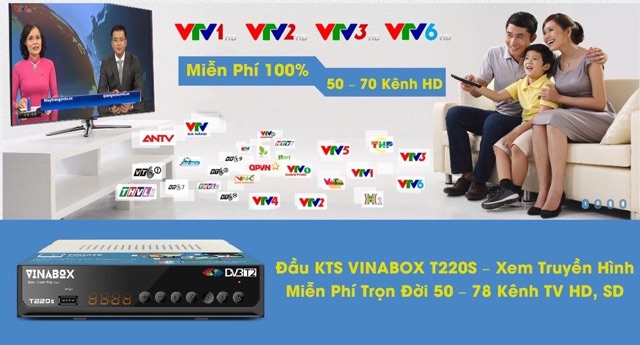 Đầu Thu Dvbt2 Vinabox T220