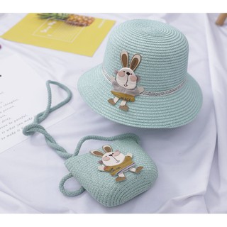 Bộ nón côi đi biển cho bé
