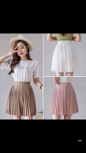 Chân váy XẾP LY HÌNH THẬT + Video | BigBuy360 - bigbuy360.vn