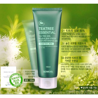 Gel dưỡng da Sidmool Tea Tree Essentials 165ml
