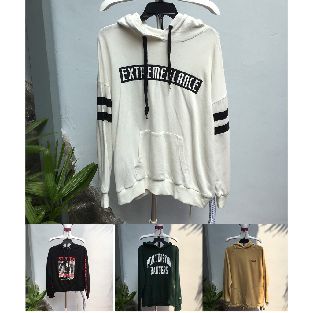 [Ảnh thật | 20 mẫu] Áo hoodie hoody unisex nam nữ chất nỉ secondhand | BigBuy360 - bigbuy360.vn