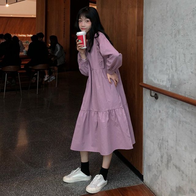 [Có ảnh thật] Đầm babydoll phong cách Hàn Quốc