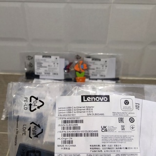 Adapter Lenovo USB type C to Lan 4X90S91831 , Nguyên SEAL , chính hãng Lenovo