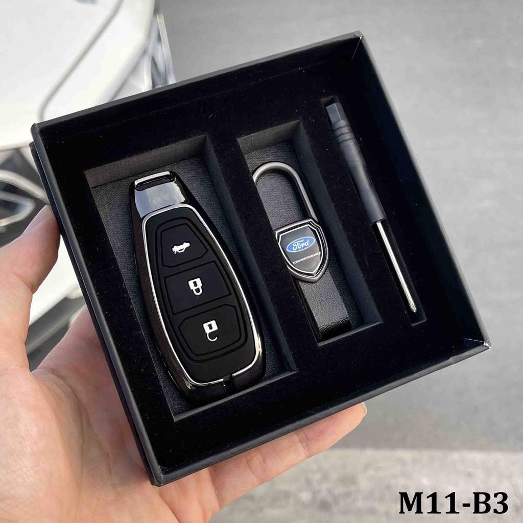 Vỏ ốp khoá xe hơi - Bọc chìa smartkey ô tô Ford EcoSport, Focus, Fiesta - pk.6