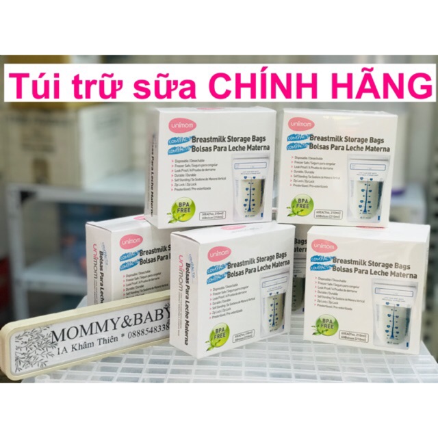 [CHÍNH HÃNG] TÚI TRỮ SỮA UNIMOM