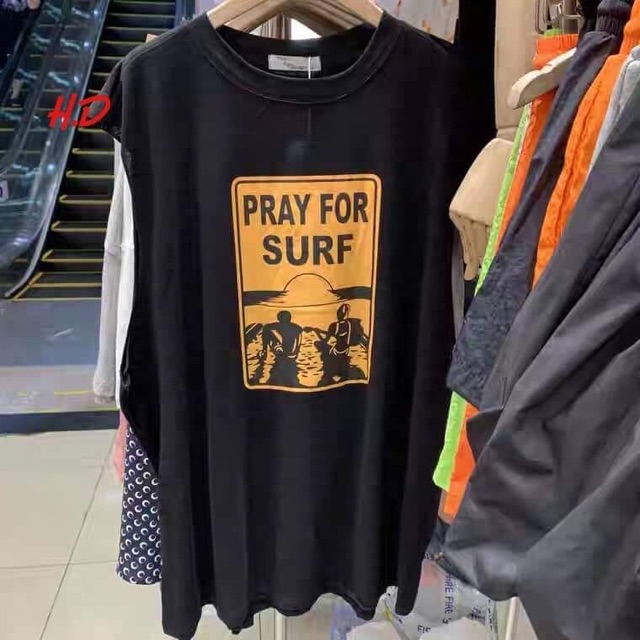 Áo Tanktop PRAY ô vuông HDA0619