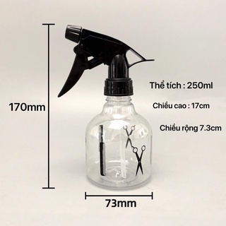 Bình xịt cắt tóc salon