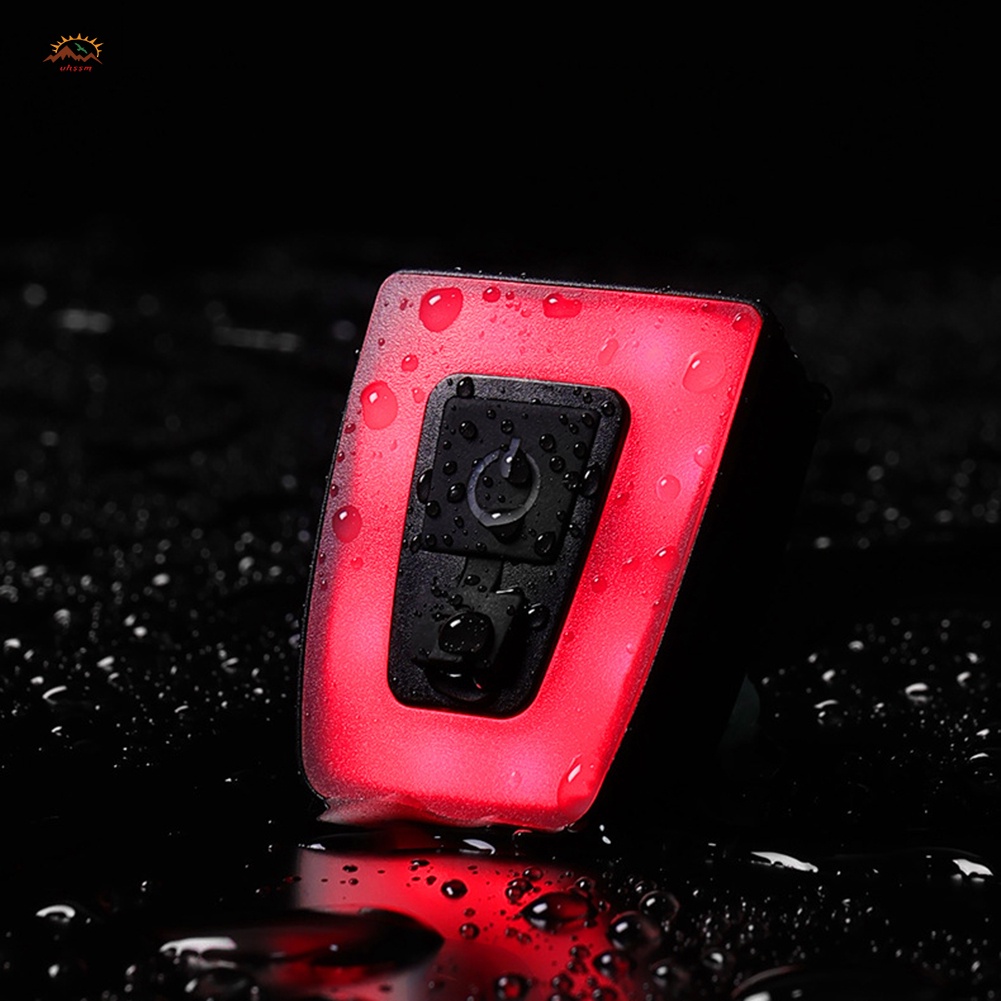 Đèn Pin LED Cảnh Báo An Toàn Sạc USB Chống Nước Gắn Mũ Bảo Hiểm Cho Xe Đạp