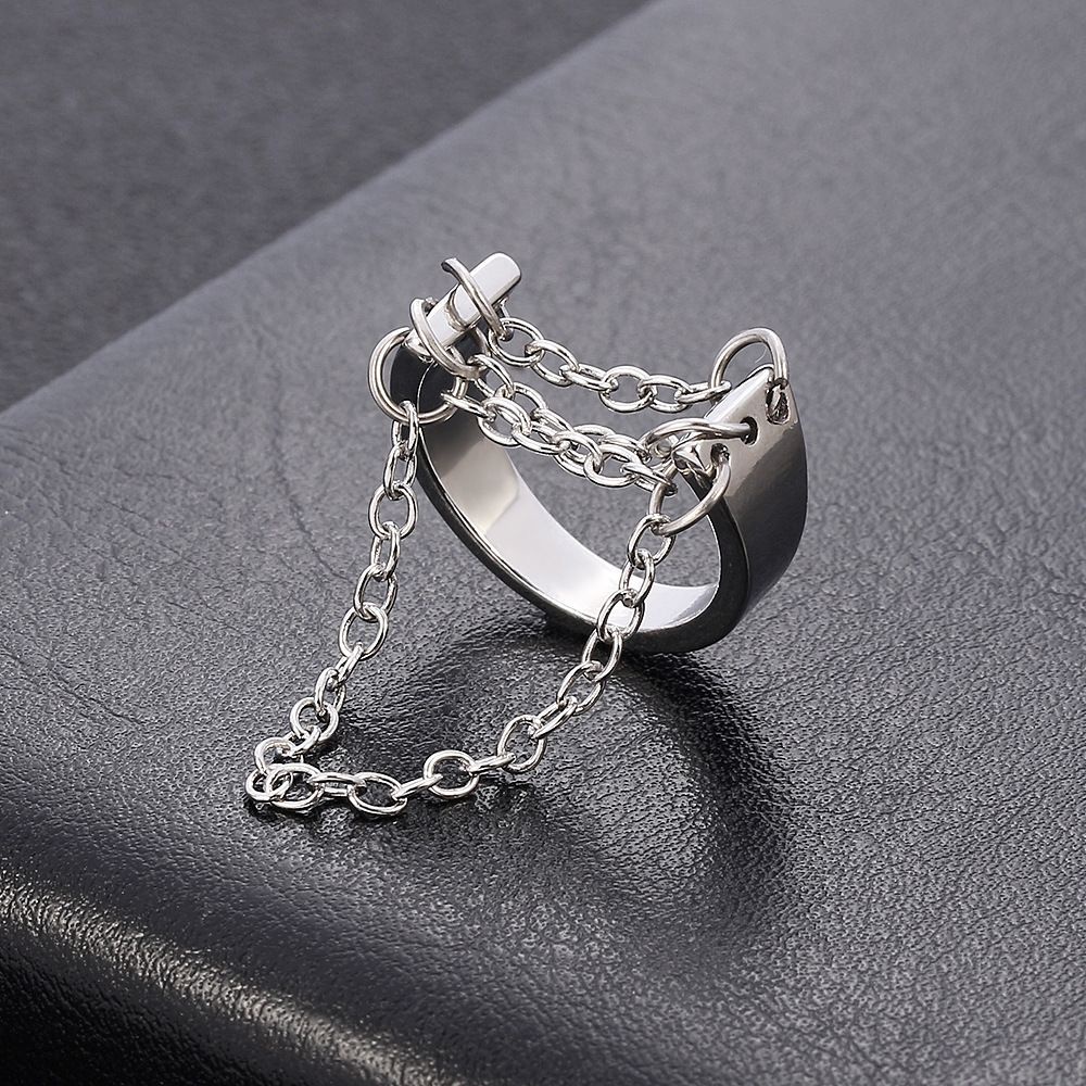 Nhẫn kim loại nhiều màu sắc phong cách vintage thời trang