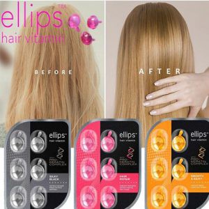 Bộ Viên Dưỡng Tóc Ellips Hair Vitamin Vỉ 6 Viên - Hộp 2 Vỉ x 6 Viên