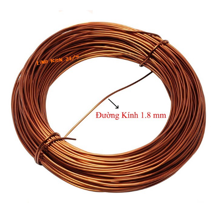 Dây Đồng Quấn Động Cơ, Motor Biến Áp 1.8mm