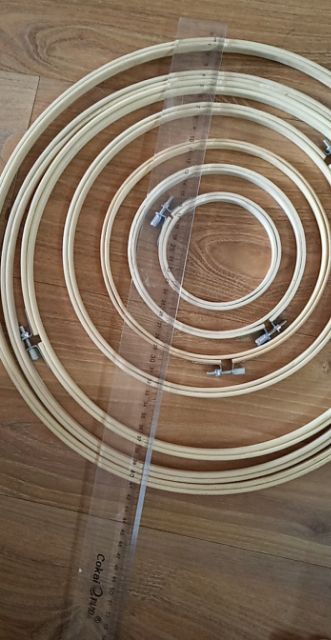 Khung thêu ❤️FREESHIP❤️ khung tre khung thêu tròn khung ảnh vải khung làm dreamcatcher