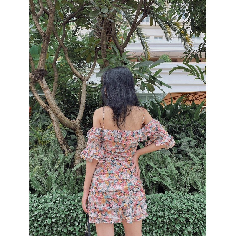 Đầm hai dây nhúng - D150