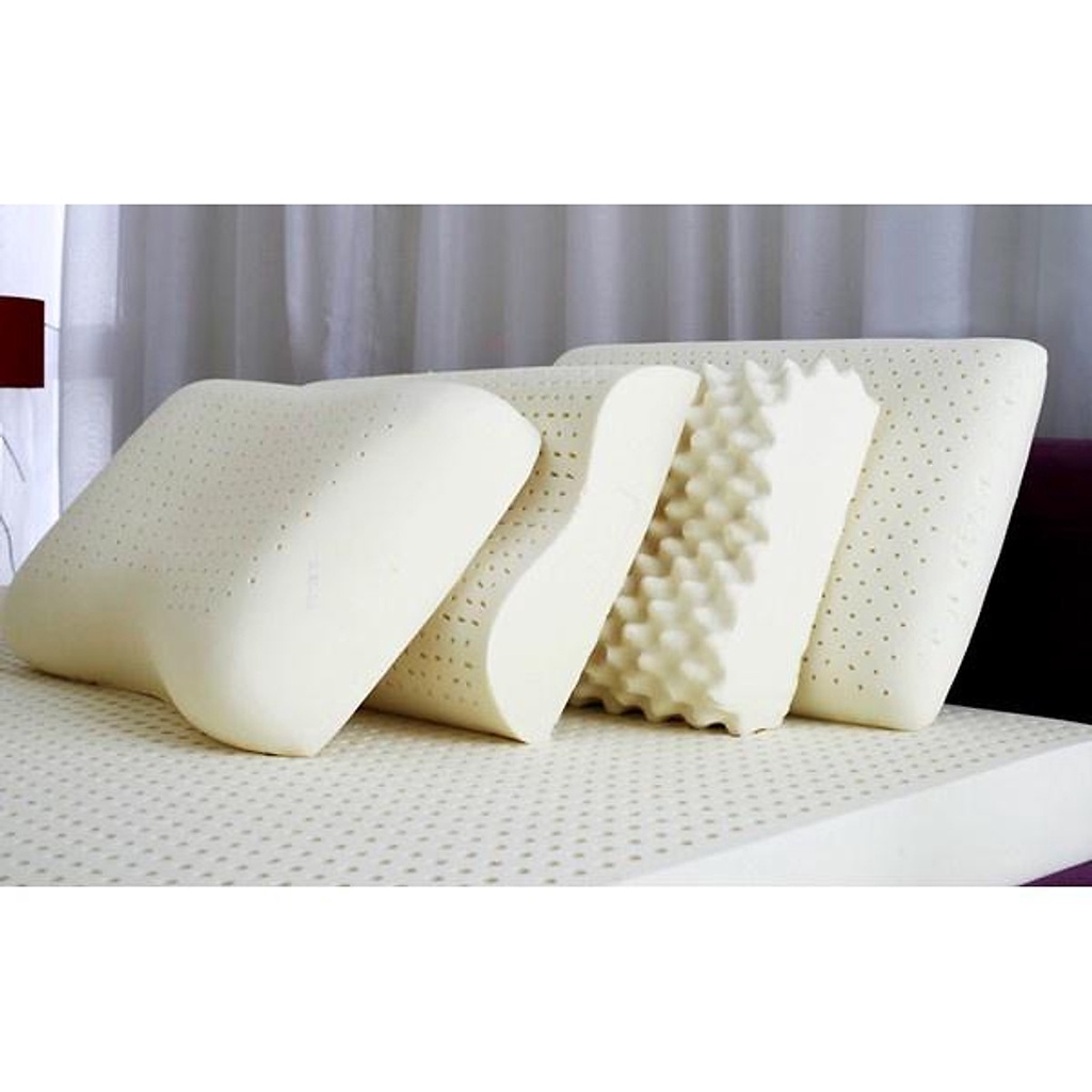 Gối cao su tự nhiên, Gối siêu mềm đàn hồi Kiosi K68 - Hàng chính hãng bảo hành 1 đổi 1 Mẫu mới 2021
