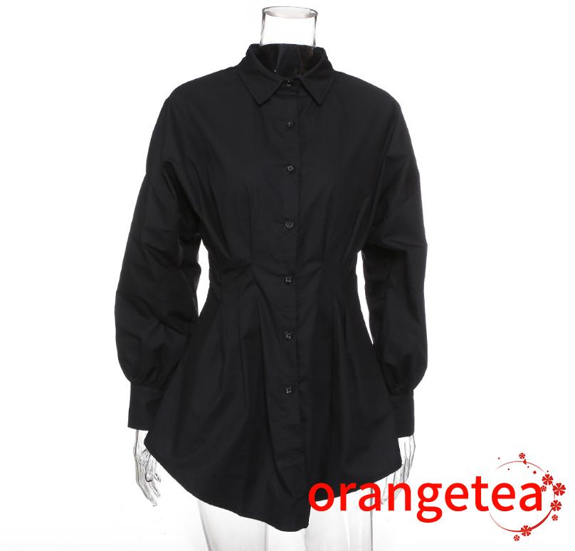 Váy tay dài cổ chữ V kiểu dáng thời trang quyến rũ dành cho nữ