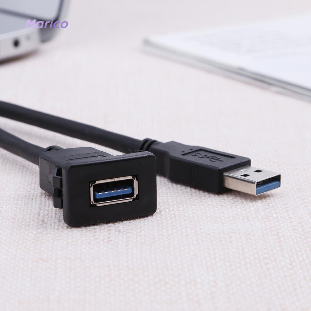 Dây Cáp Nối Dài 1m / 3.3ft Cổng Usb 3.0 A Sang Usb 3.0 A Cho Xe Hơi