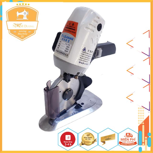 Máy cắt vải cầm tay Lejiang YJ-110C > New Model Đĩa dao 110mm > cắt vải thun > vải voan> cắt da dày 35mm