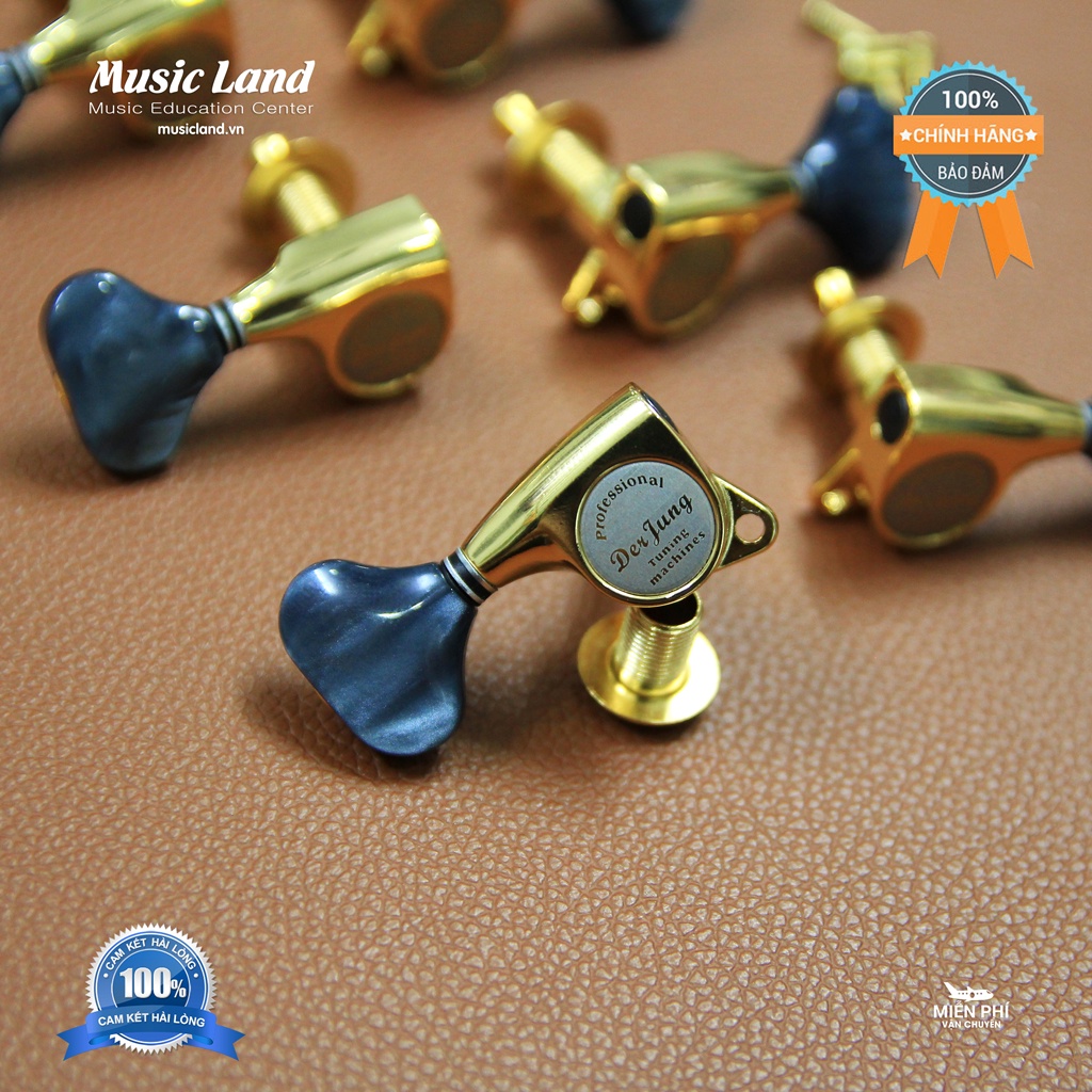 Khóa Đàn Guitar Acoustic Dejung P15GR – Chính Hãng