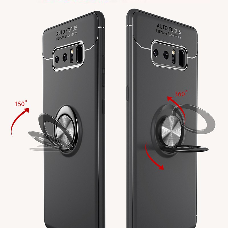 Ốp lưng Samsung Note 8 có vòng khuyên đỡ điện thoại và nam châm gắn xe ô tô | BigBuy360 - bigbuy360.vn