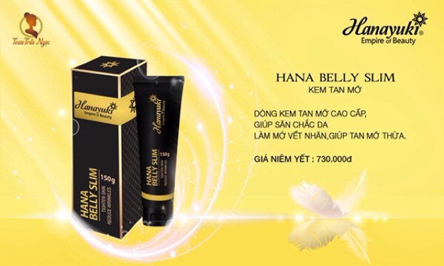 Kem tan mỡ bụng Hana Belly Slim Date 2023