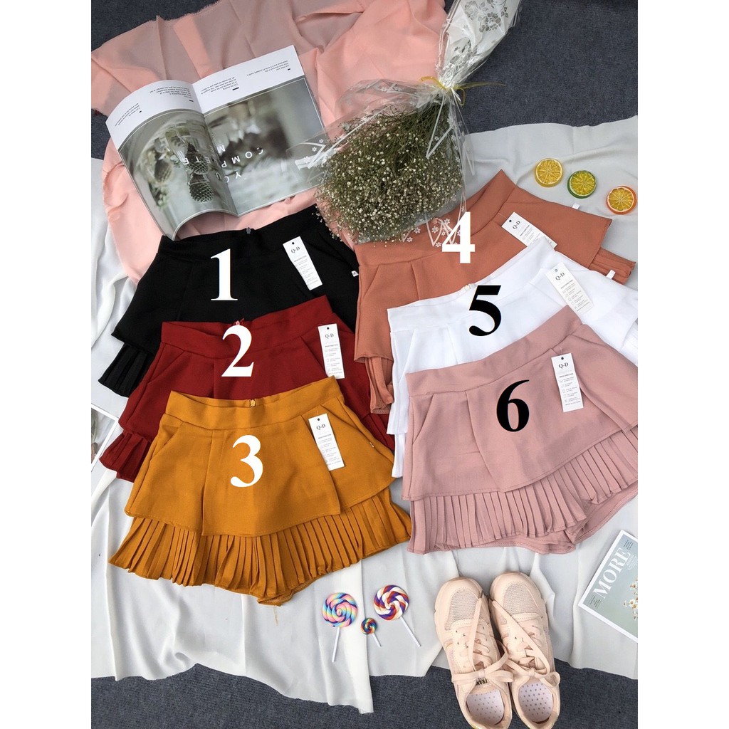 Chân váy xinh dập ly 2 tầng xinh xinh mẫu xinh xắn | BigBuy360 - bigbuy360.vn