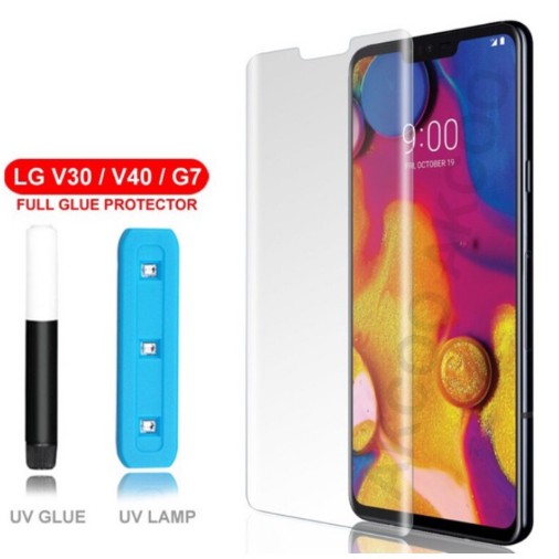 Kính cường lực UV dành cho LG V30/ V40 ThinQ/ V50 ThinQ/ G7 ThinQ/ G8 ThinQ Full màn hình trong suốt