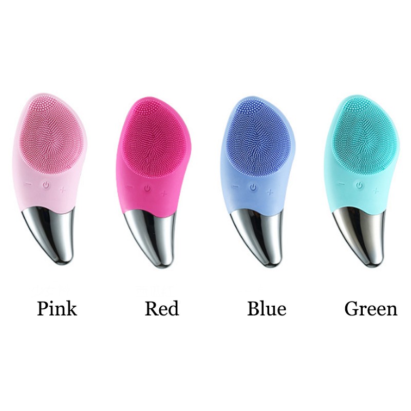 Máy massage rửa mặt 3 in 1 SONIC FACIAL BRUSH cao cấp,sạc usb,chống nước,rung siêu âm làm sạch 3 cấp