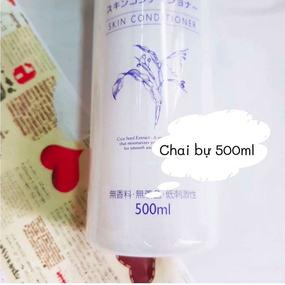 Toner Naturie ý dĩ 500ml lotion nước cân bằng da Naturie cấp ẩm dưỡng trắng Maneki