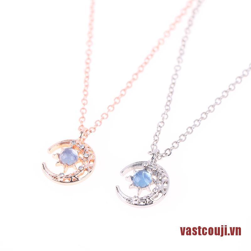 Vòng cổ Mặt Trăng Và Ngôi Sao Đính Đá Thời Trang