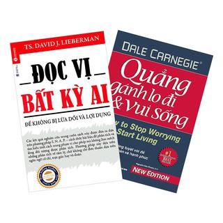 Sách - Combo Đọc Vị Bất Kỳ Ai, Quẳng Gánh Lo Đi & Vui Sống