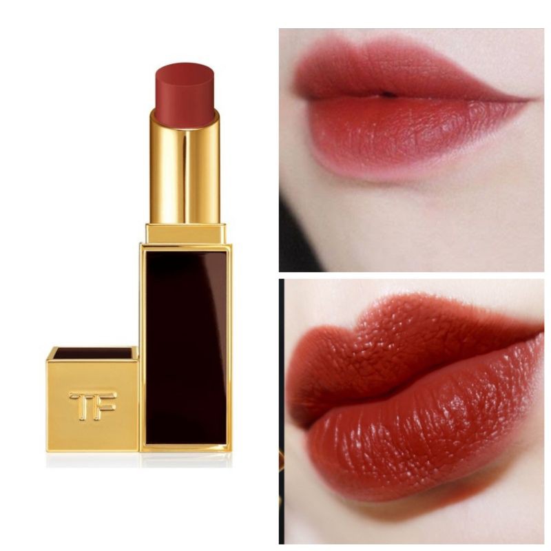 SON THỎI LÌ High End Tom Ford Lip Color Satin Matte No.27 Shameless ĐỎ GẠCH