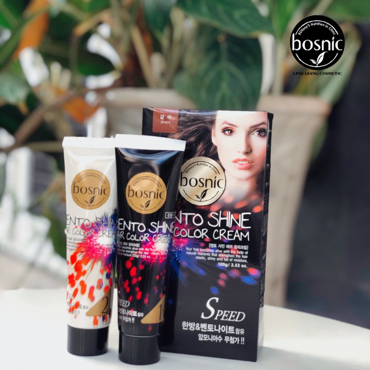 Kem Nhuộm Phủ Bạc Bento Shine BOSNIC 100ML