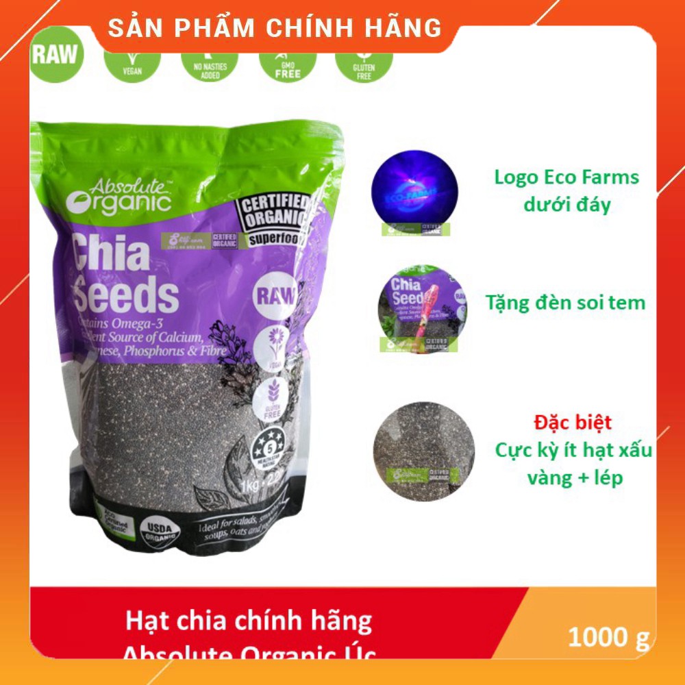 Hạt chia tím ÚC 1 kg {Hàng chuẩn}