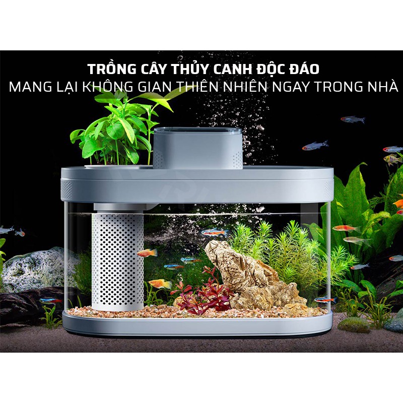 Bể Cá Thủy Sinh Thông Minh XIAOMI TANK PRO, Hồ Nuôi Cá Tích Hợp Trồng Cây Tiện Lợi